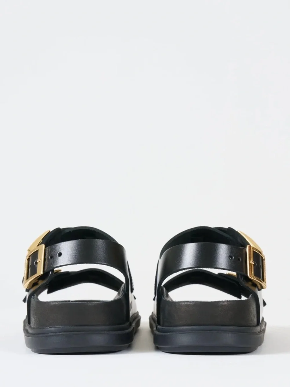Birkenstock Cannes Exquisite Natural Leather Sandals Black 39 Narrow - Picture 12 of 16